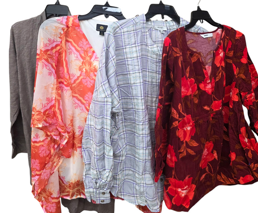 Assort Color & Size Women`s Top Bulk Pack (48 or 60 Pieces)